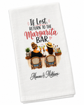 If Lost, Return to the Margarita Bar Kitchen Towel
