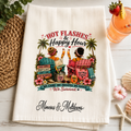 Hot Flashes & Happy. Flashes Kitchen Towels