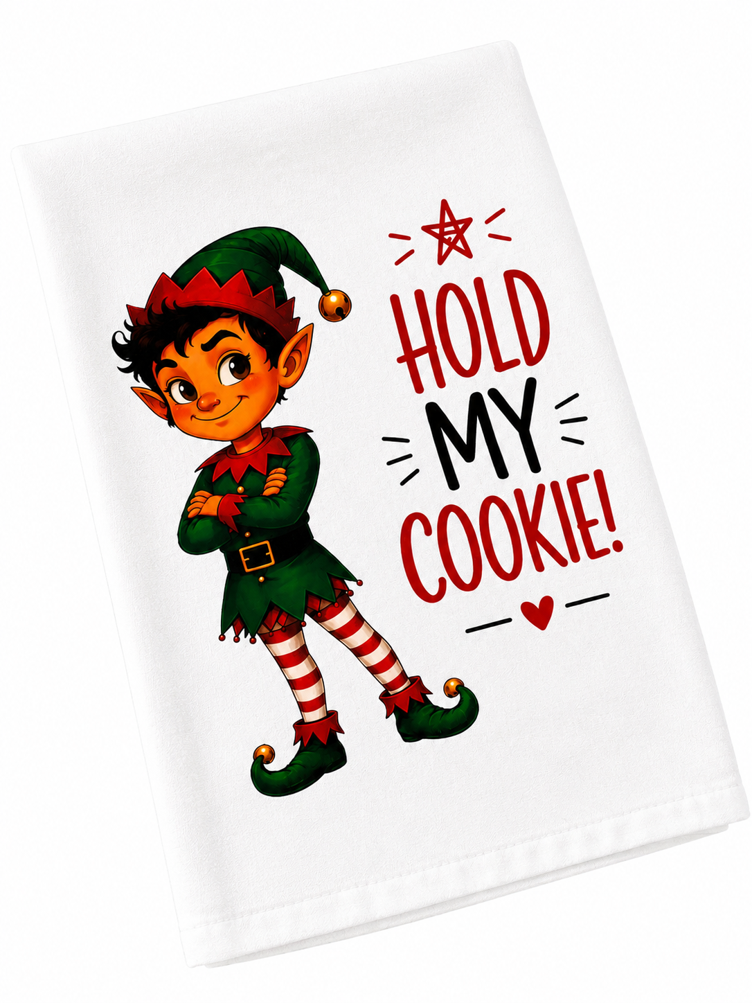 Hold My Cookie! ELF Kitchen Towel